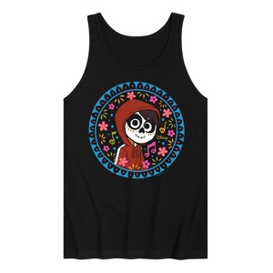 Men's - Coco - Floral Circle Miguel Graphic Tank Top - 1 of 3