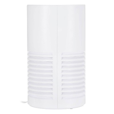 White 18" Energy Star Air Purifier with HEPA Filter and UV-C