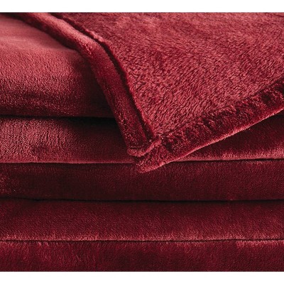 Cabernet Velvet Plush Extra-Large Family Blanket