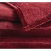 Truly Soft Velvet Plush Family Blanket Cabernet - 2 of 3