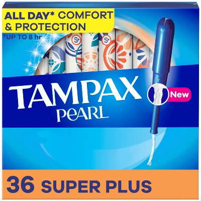 Tampax Pearl Super Plus Absorbency Tampons - Unscented