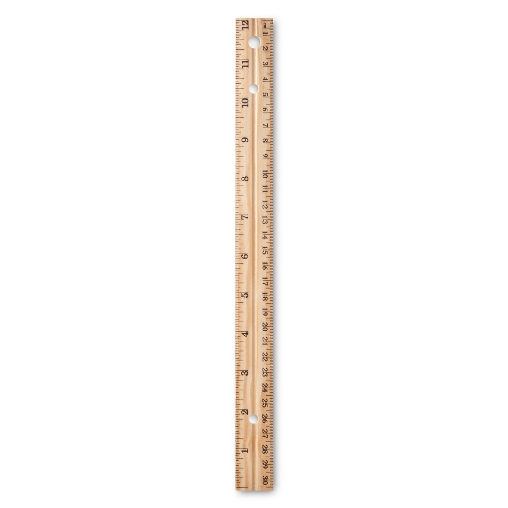 12 Wood Ruler - Up&Up was $0.49 now $0.25 (49.0% off)
