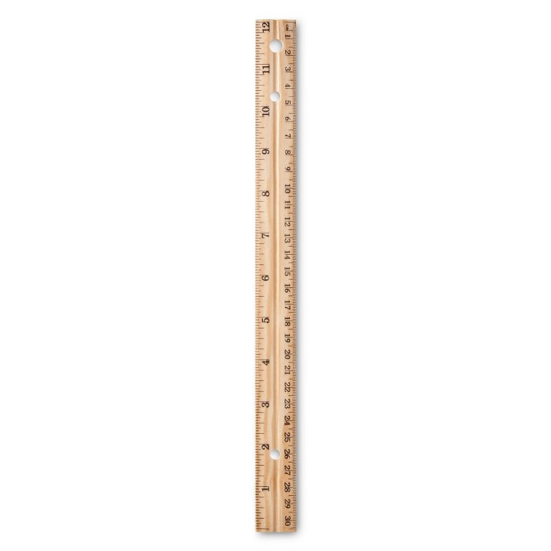 12&#34; Wood Ruler - up &#38; up&#8482;, 1 of 5