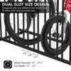 Commercial Bike Rack Garage, Grid Bike Rack in Ground, 10-Bike Capacity Dual Sided Bicycle Storage Stand Parking Stand for Garages, Stores - 4 of 4