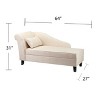 Aberdale Chaise Lounge with Storage - Beige - SEI - 3 of 4