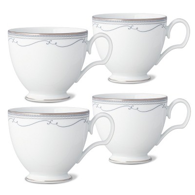 Noritake Satin Flourish Set Of 4 Cups : Target