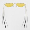 Anna-Kaci Women's Stylish Heart-Shaped Polarized Sunglasses UV400 Protection for Outdoor Activities - 3 of 4