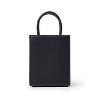 GLAM-AHOLIC LIFESTYLE MINI PEBBLE TOTE - BLACK - image 3 of 4