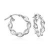 Ross-Simons Italian Sterling Silver Jewelry Set: 3 Pairs Of Hoop Earrings - 3 of 4