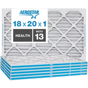 Aerostar AC Furnace Air Filter - Health - MERV 13 - Box of 4 - 1 of 4