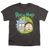 Boys' Short Sleeve Rick And Morty Floating Heads T-Shirt - 2 of 4