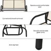 MOEPISY 2-Person Outdoor Glider Bench, Patio Double Swing Rocking Chair Loveseat - 2 of 4