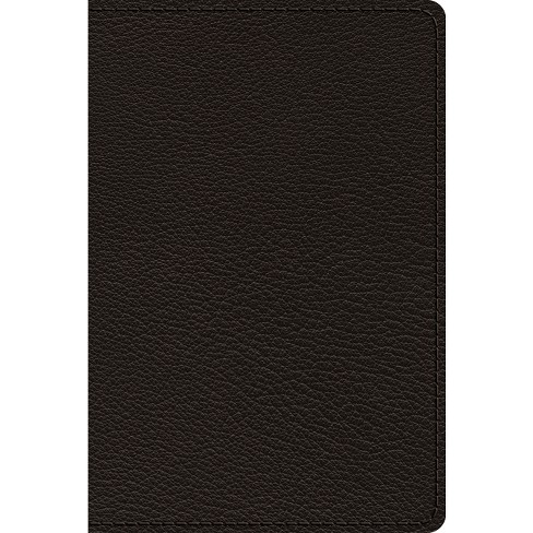 Esv Heirloom Bible Omega Edition goatskin Black Large Print