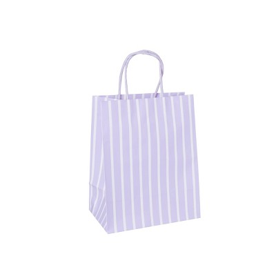 Small Striped Gift Bags Pastel Lavender - Spritz™