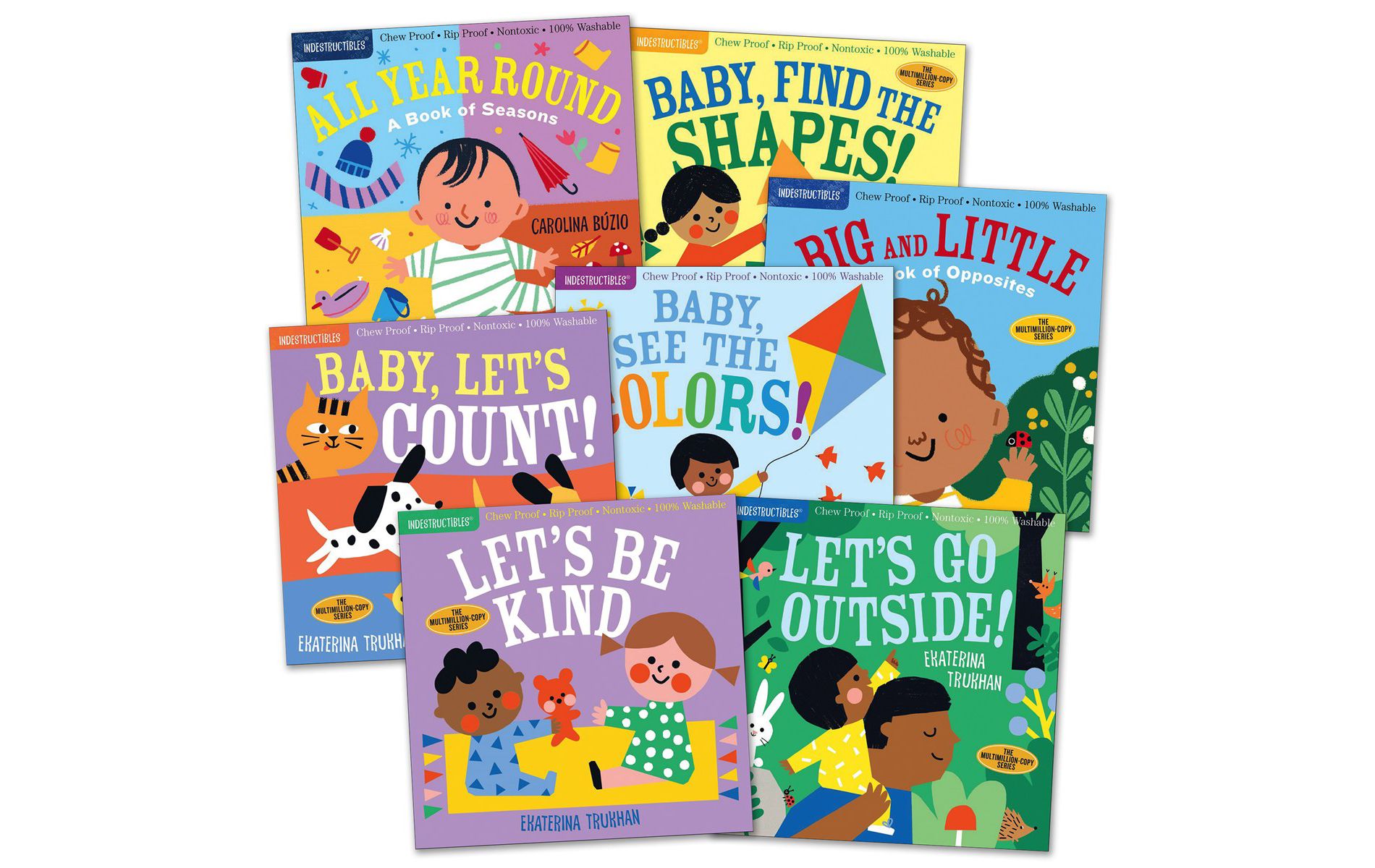 Workman Publishing Company Indestructibles Books Early Learning Set - Set of 7