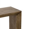 Kumasinova Console Table with Unique Striped Design,Functional Solid Wood Veneer Entryway Table,Sofa Table for Living Room&Entryway,Hallway - 4 of 4