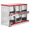 BENCMATE Pet Crates and Houses 6 Houses Dual Chamber Poultry Nesting Box for Hens and Ducks, Secure Egg Laying Sanctuary, Red, 35.43"*14.17"*6.69" - 4 of 4