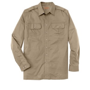 Boulder Creek by KingSize Long Sleeve Pilot Shirt - 1 of 4