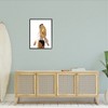 Stupell Industries Woman Draped Sun Hat Tropical Summer Vacation Framed Giclee Art - 3 of 4