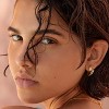 Huggie Hoop Earrings for Women Gold CZ Stud Earrings 14K Gold Filled Small Boho Huggie Earrings Hypoallergenic Piercing Hoops Jewelry - 2 of 4