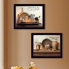 Gulches 2-Piece Vignette By Susan Boyer, Printed Wall Art, Ready To Hang Framed Poster, Black Frame(By Grace Collection) - 2 of 4