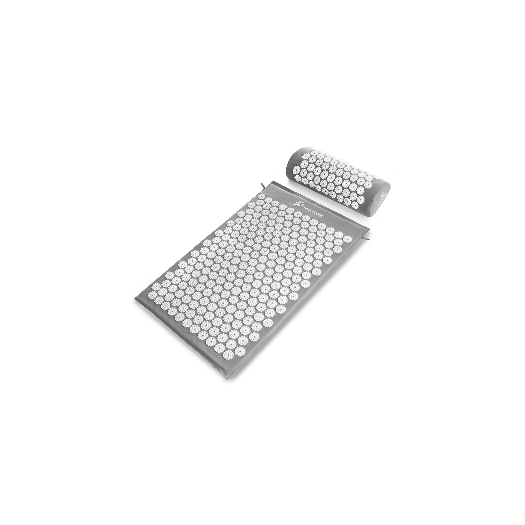 Acupressure Mat and Pillow Set, Grey