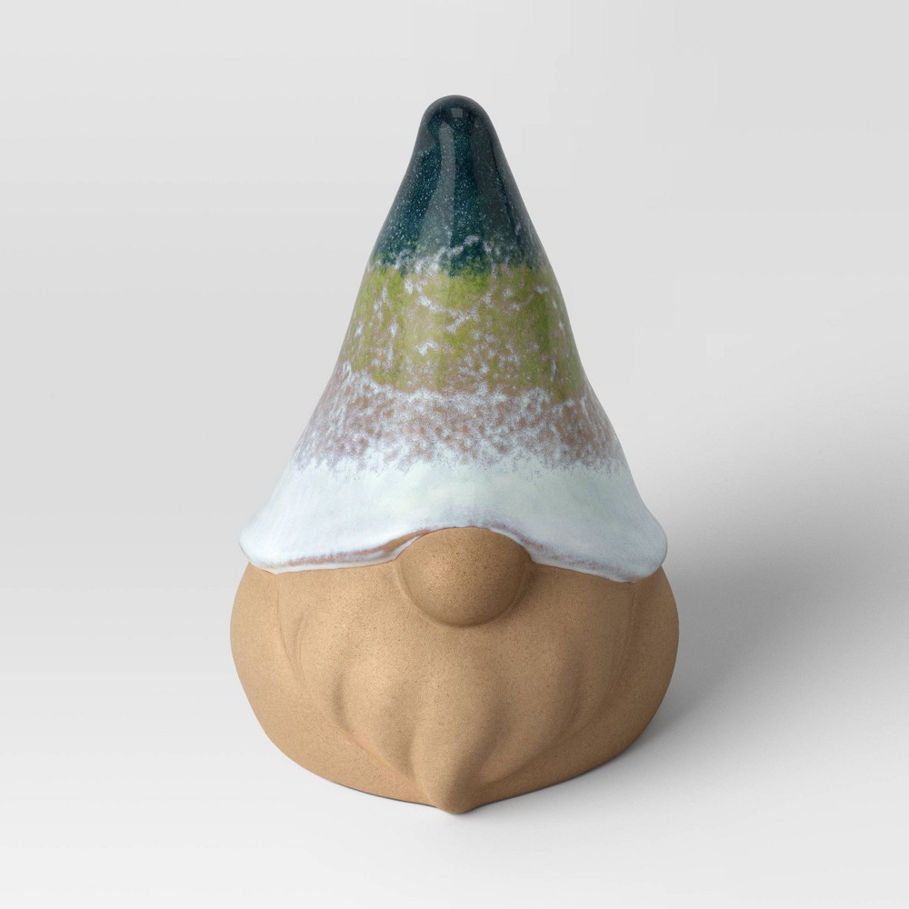 Photos - Coffee Table Medium Ceramic Gnome Outdoor Garden Figural - Threshold™