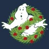 Men's Ghostbusters Christmas Wreath Logo Long Sleeve Shirt - 2 of 4