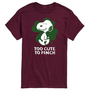 Men's - Peanuts - Too Cute To Pinch Short Sleeve Graphic T-Shirt - 1 of 4