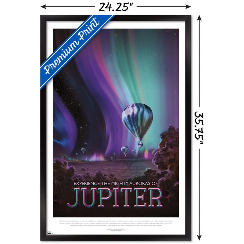 Trends International NASA - Jupiter Travel Poster Framed Wall Poster Prints, 3 of 7