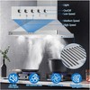 30 inch Kitchen Range Hood Wall Mount Vent Hood Ducted/Ductless 400 CFM 3 Speeds Mechanical Control - 4 of 4