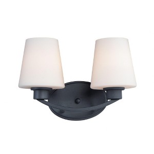 Maxim Lighting Shelter 2 - Light Vanity in  Black - 1 of 1