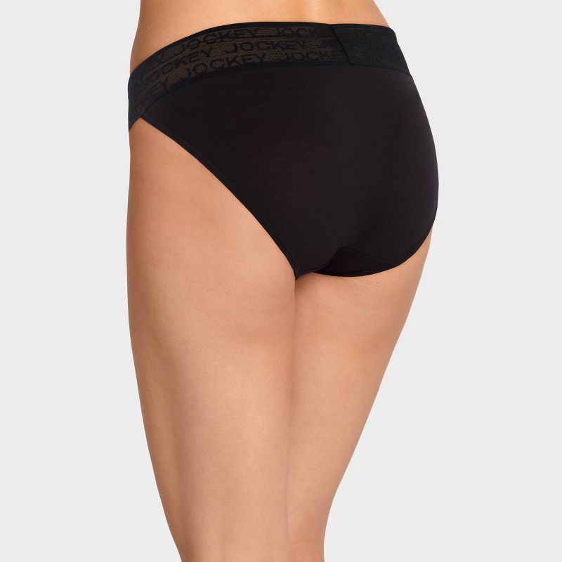 Jockey Generation™ Women's Soft Touch Logo String Bikini Underwear, 3 of 6