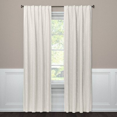 63"x50" Edalene Blackout Curtain Panel Almond Cream - Threshold™