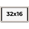 PosterPalooza | Panoramic Minimalist Shadow Box Silver Picture Frame - UV Acrylic, Backing, Hanging Hardware - 2 of 4
