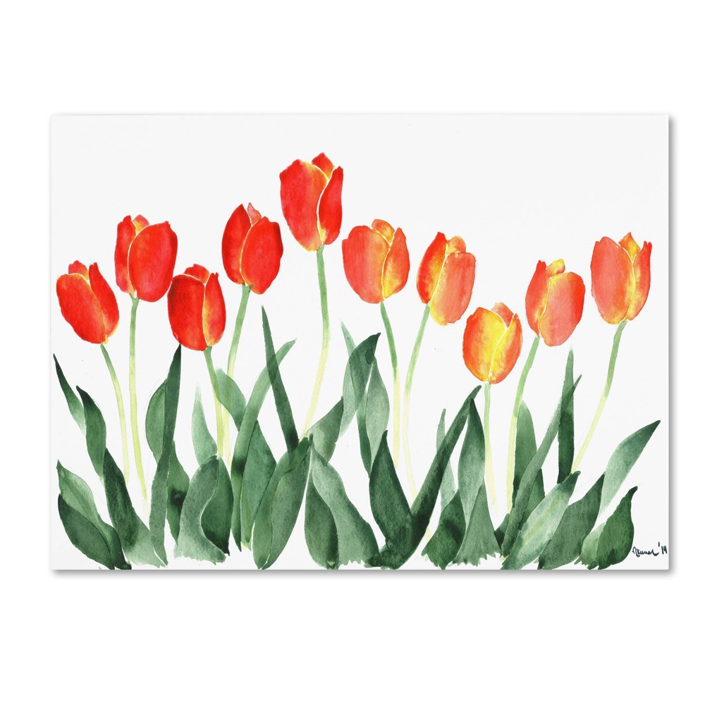 Photos - Other Decoration 14" x 19" Tulips by Nicky Kumar - Trademark Fine Art