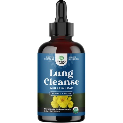 Lung Cleanse, Mullein Leaf Cleanse & Detox Supplement, Nature's Craft, 4oz