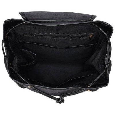 ELLE Luggage 25L Eleganza Monogram Backpack - Black — фото 4