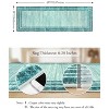 Lahome Loop Border Gradient Style Short Pile Velvet Rectangular Indoor Area Rug - 4 of 4