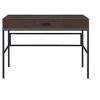 CAVINAS Home Office Desk Modern Writing Desk with Storage Space and Pull-Out Desktop for Study - 4 of 4