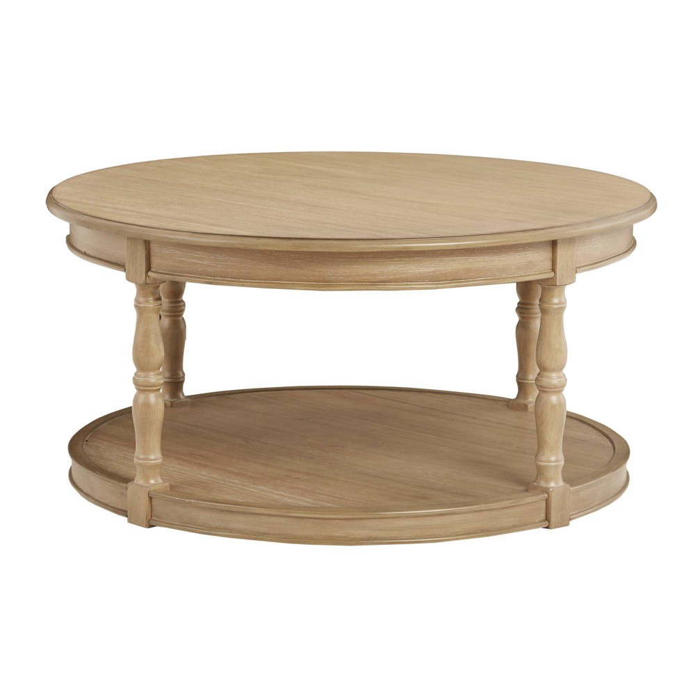 Photos - Coffee Table Martha Stewart Belden Castered  Natural  