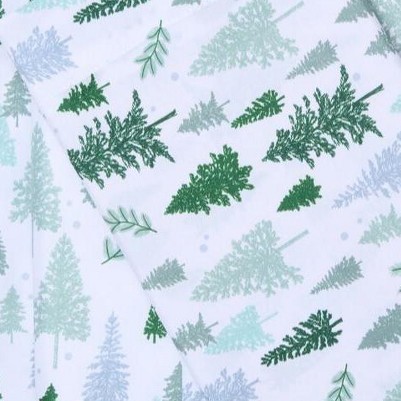 green trees