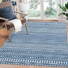 Washable Boho Geometric Rug for Living Room, Office, Bedroom, Low Pile Soft Non-Slip Floor Carpet Neutral - 3 of 4