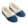 Collections Etc Velour & Plush Lined Slippers - 2 of 4