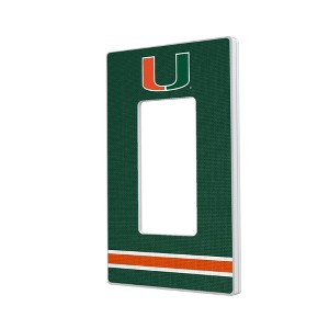 NCAA ACC Universities Stripe Hidden-Screw Light Switch Plate for Single Rocker - 1 of 4