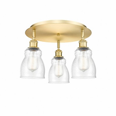 Ellery - 3 Light Flush Mount In Nautical Style-9.5 Inches Tall and 16.5 Inches Wide