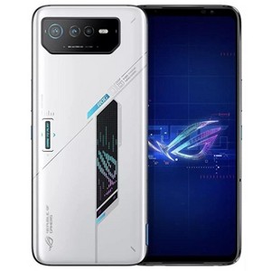 ASUS ROG Phone 6, 6.78” FHD+ 2448x1080 165Hz, 50MP/13MP/5MP Triple Camera, 16GB, 512GB, 5G LTE Unlocked, Storm White, US Version, AI2201-16G512G-WH - 1 of 4