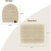 Women Winter Beanie Hat, Infinity Scarf, and Screen Friendly Gloves Set, Cold Weather Snow Gear for Adults - 2 of 4