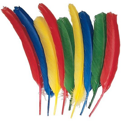 Creativity Street Long Colored Quills, 10 to 12 Inches, pk of 12