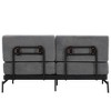 YOOCOZZ 59" Loveseat Sofa with Unique Cylindrical Armrests and Flexible USB Ports - 3 of 4